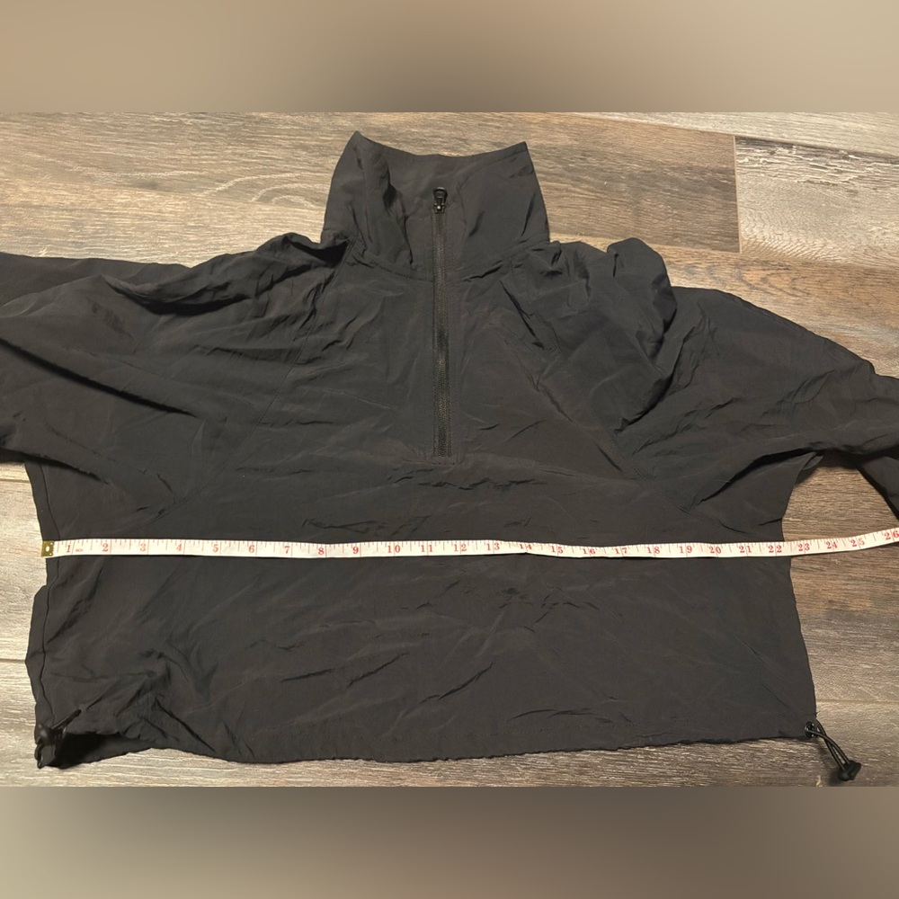 Alo Yoga Cropped 1/4 Zip Alumni Pullover Oversized S - Picture 11 of 11